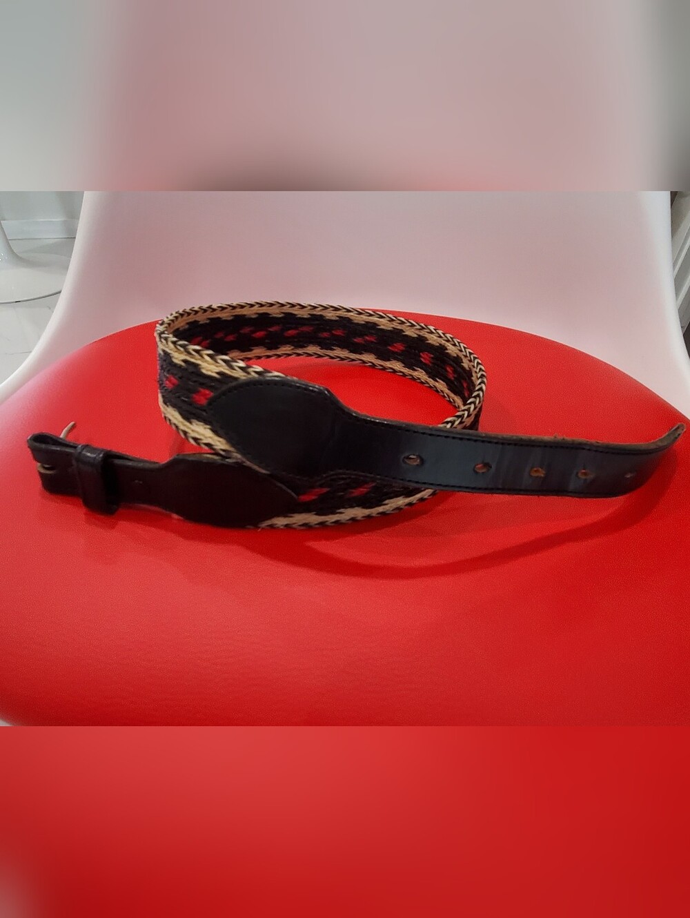 RARE Vintage Vogt Horsehair Western Women's Belt, Size 28 X 1-1/2